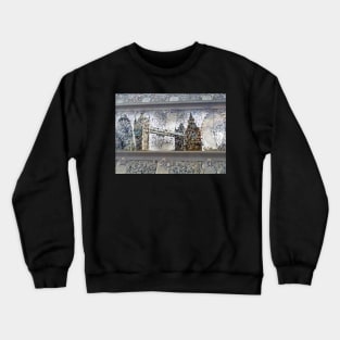 Train journey skyline Crewneck Sweatshirt